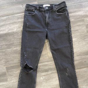 Abercrombie & Fitch Black Skinny High Rise Jeans 27 4